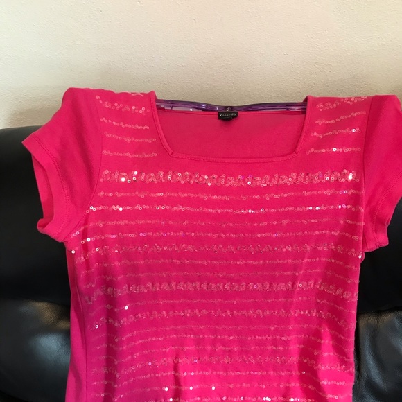 Rafaella sequined top with square neckline. EUC - Picture 12 of 13